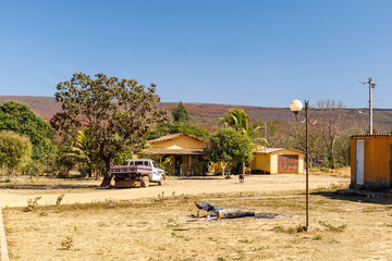 scenes in a small village in central brazil