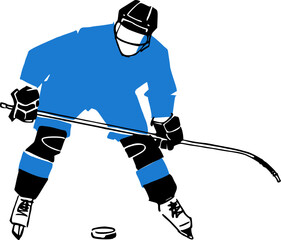 hockey player on the ice © xamyak13