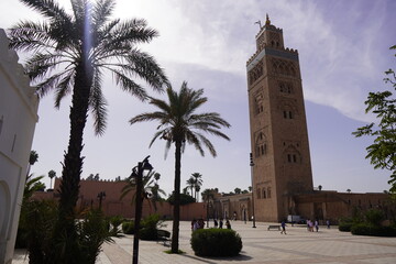 Fototapeta na wymiar Mosque in Marrakech, Morocco