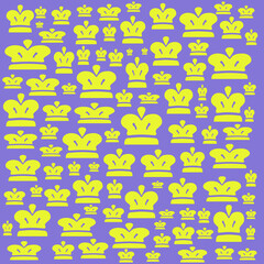 seamless crown pattern