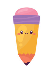 cute pencil kawaii style
