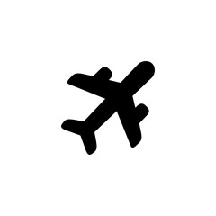 Obraz premium Plane icon vector illustration. Airplane sign and symbol. Flight transport symbol. Travel sign. aeroplane