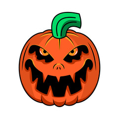 Isolated pumpkin hallowen vector illustration