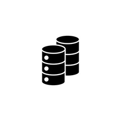 Database icon vector illustration. database sign and symbol