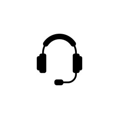 Headphone icon vector illustration. Headphone sign and symbol