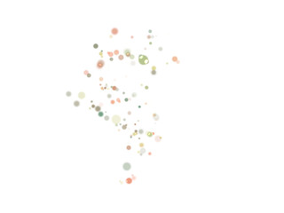 A group of transparent colored balls in PNG format.