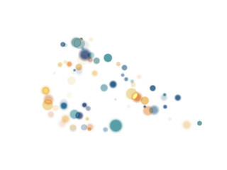 A group of transparent colored balls in PNG format.