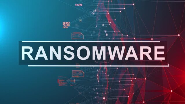 Ransomware attack malware, cyberattackers encrypt files and demanding a ransom payment for the decryption key