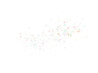 Snowfall, falling white snow, blizzard. Transparent PNG background