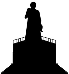 ESTÁTUA PADRE CÍCERO JUAZEIRO DO NORTE CEARÁ SILHUETA