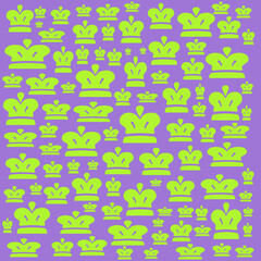 seamless pattern with crowns