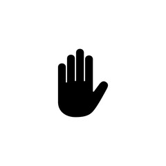 Hand icon vector illustration. hand sign and symbol. hand gesture
