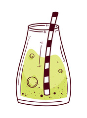 fresh green detox bottle