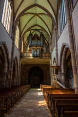 Fototapeta premium Former Abbey Church Marmoutier, France