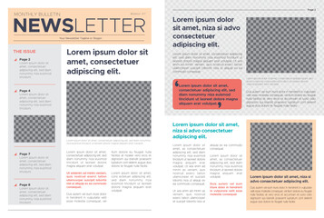  Corporate Newsletter Editorial Layout