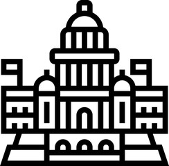 Fototapeta premium capitolio icon