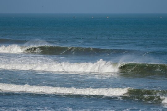 Waves in Malpaso in Talara Negritos, Peru