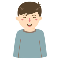 happy man illustration