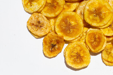 Banana stuffed with tamarind. Fruit snack