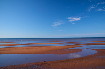 Red sand beach Canoe Cove PEI