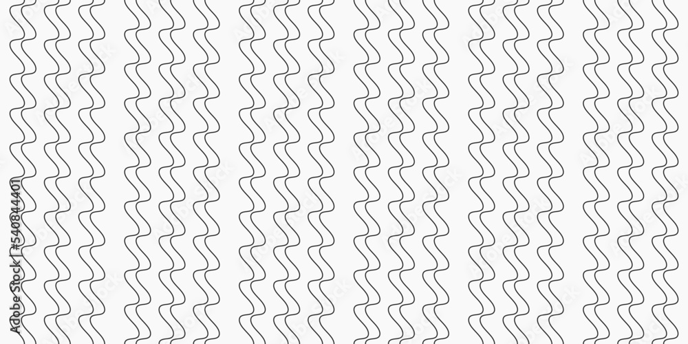 Poster wavy vertical stripes. vector with seamless double stripes on a white background.