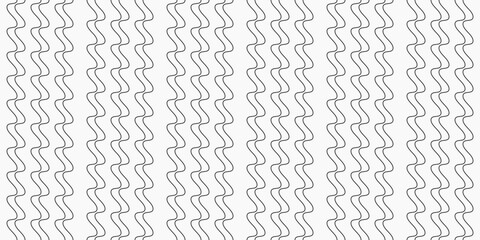 Wavy vertical stripes. Vector with seamless double stripes on a white background.