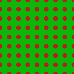 Hand drawn vector,  seamless pattern white polka dots on blue background.