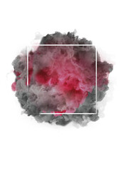 realistic smoke vector on transparent background