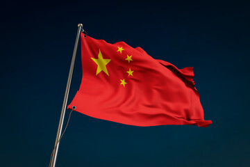 BANDERA DE CHI EN UN MASTIL