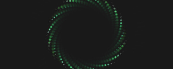 green circle blur abstract background