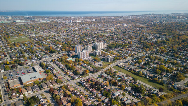 Aerial View Of Hamilton Ontario