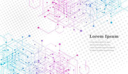 幾何学 抽象 青 ピンク 科学 背景 透過