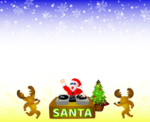 コピースペースのあるクリスマス背景