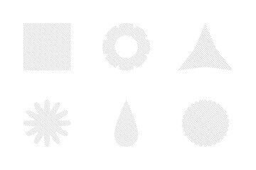 basic shapes with stripes 1