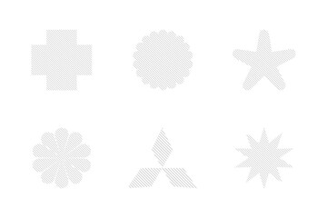 basic shapes with stripes 5