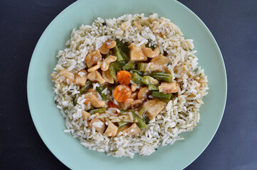 rice with vegetables