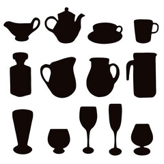 Glassware Sillouette