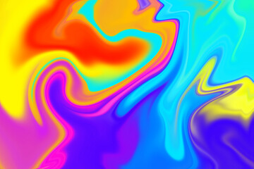 Fototapeta na wymiar horizontal liquid color mixed abstract background