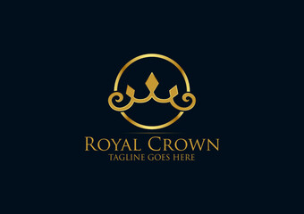 Vector Line Elegant Decoration Design Elements Set - Lion Head And King Crowns Illustrations Minimal Linear Style. Collection Bohemian Delicate Outline Graphics For Logo Emblems And Product Branding