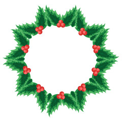 cute mistletoe wreath