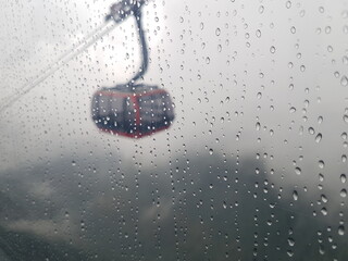 rain drops on the window