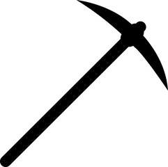 pick ax icon. sign design on white background..eps
