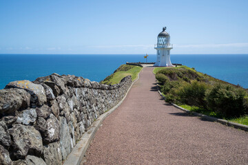 Fototapeta na wymiar Lighthouse at Cape Reinga New Zealand