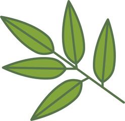 simplicity floral leaf drawing