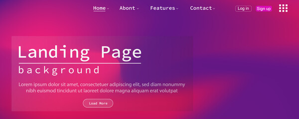 Abstract background image. Landing page concept gradient color for website