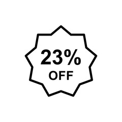 Discount offer icon vector design templates