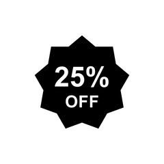 Discount offer icon vector design templates
