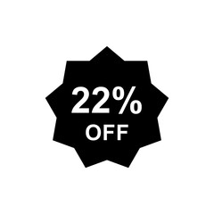 Discount offer icon vector design templates