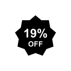 Discount offer icon vector design templates