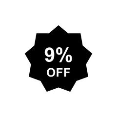 Discount offer icon vector design templates